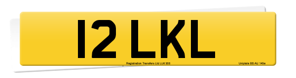 Registration number 12 LKL